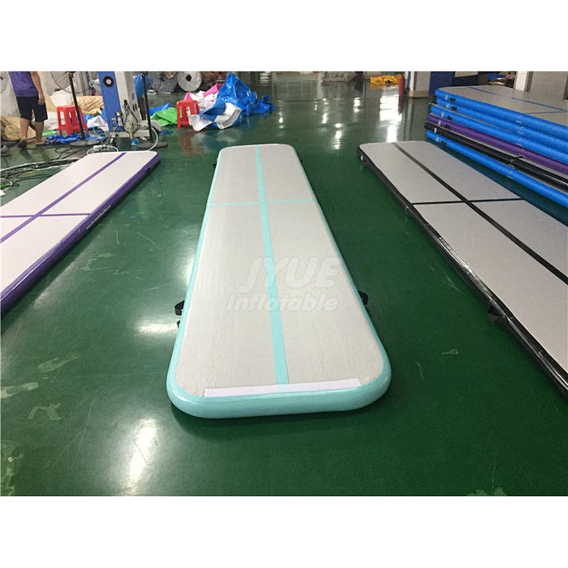 20' Feet Inflatable Airtrick Mats Air Track 6m Floor Mats With Electric Air Pump For Home Use/Training/Cheerleading/Beach