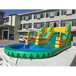Tropical Factory Price Of Inflatable Water Slide ,Commercial Blow Up Water Slide For Sale