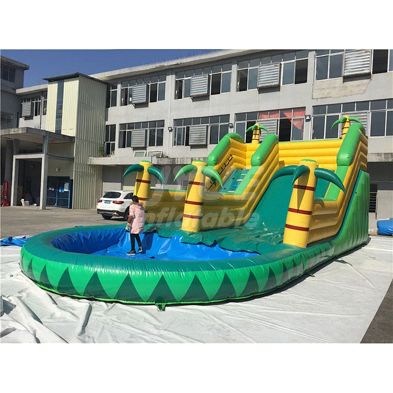 Tropical Factory Price Of Inflatable Water Slide ,Commercial Blow Up Water Slide For Sale