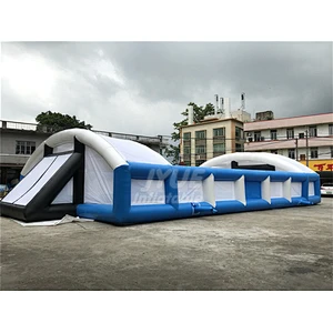 Commercial Inflatable Human Table Football Game Inflatable Table Soccer Foosball  Field