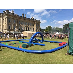 Giant Inflatable Sport Games,Inflatable Running Track,Inflatable Racing Track For Karting
