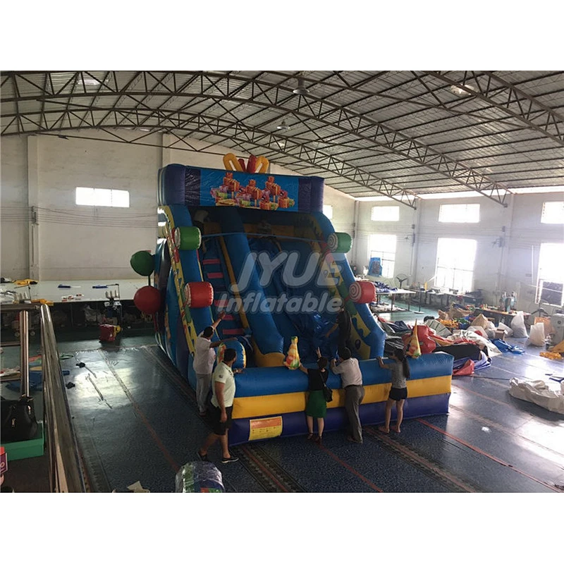 Hot Sale Birthday Party Bouncer Slide Inflatable Gift Slide For Children Event