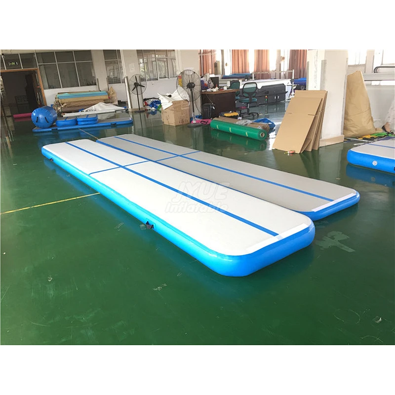 Cheap Inflatable Air Mattress Air Track Factory 5m Slip Slide Inflatable Tumble Track Trampoline  Wholesale Price For Home