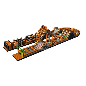 Commercial Adults 5K Sports 5k Inflatable Obstacle Course for Outdoor Event
