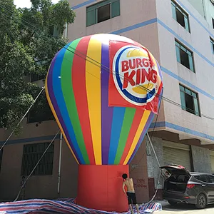 Outdoor Custom Printed Colorful Inflatable Advertising Ground Balloon For Events