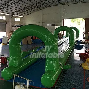 Largest Single Lane 1000ft Inflatable Street Water Slide For Event Inflatable Soap Water Slide My City