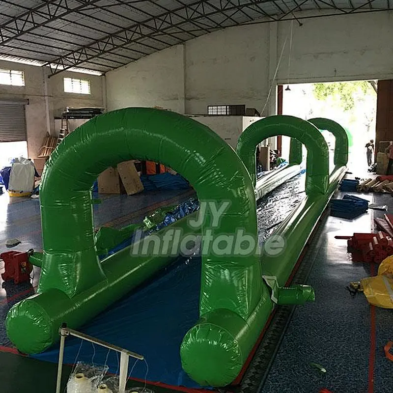 Largest Single Lane 1000ft Inflatable Street Water Slide For Event Inflatable Soap Water Slide My City