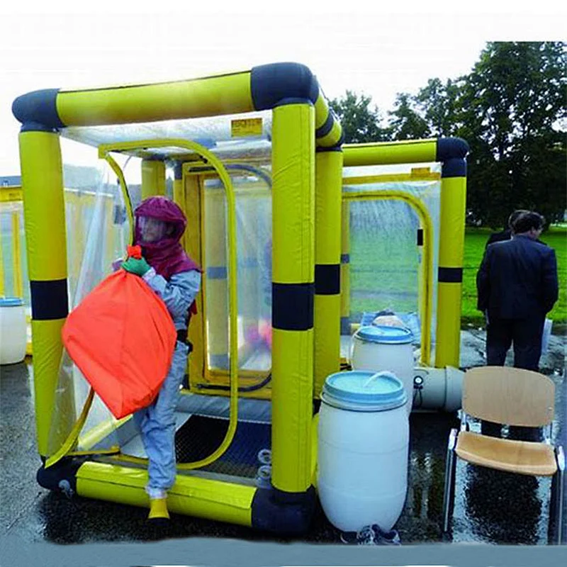 Transparent Tunnel Atomization Misting Disinfection Tent Inflatable Fogging Disinfectent Tent