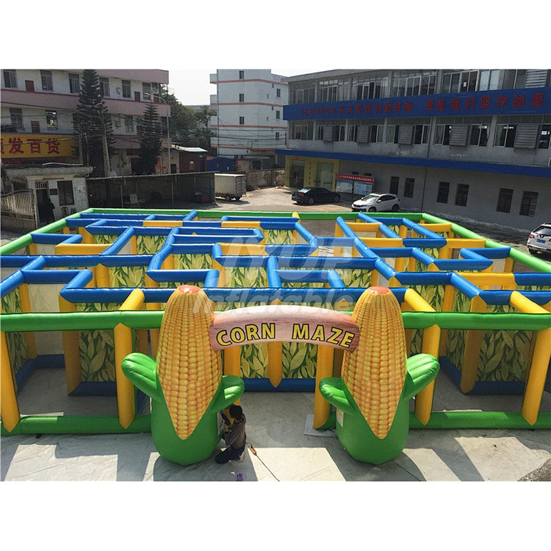 Fun House Sport Games Commercial Outdoor Inflatable Haunted House Maze