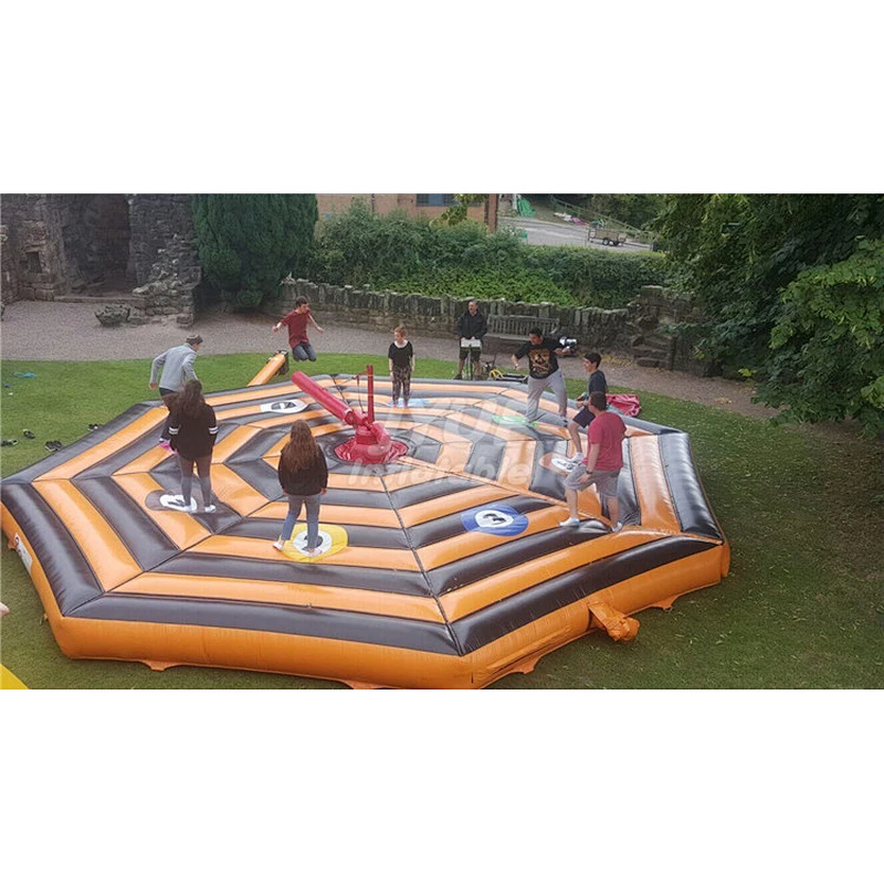 Amusement Park China Outdoor Sport Game Inflatable Wipeout Course For Sale