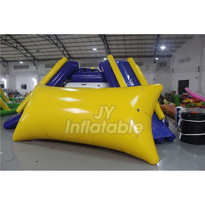 Aqua Toy Lake Floating Inflatable Water Catapult Blob Jump Rental Inflatable Water Jumping Pillow For Sale