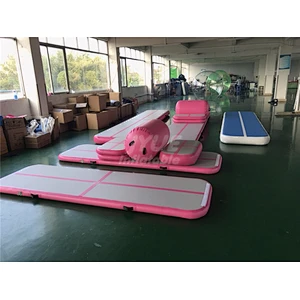 Durable DWF Drop Stitch Fabric Inflatable Air Tarck Gymnastics For Gymnastic Sports Use