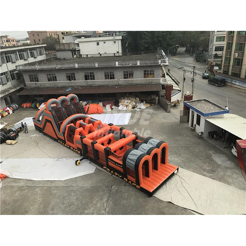 Team Building Games Inflatable Obstacle Course Challenge Inflatable Party Games For Adults