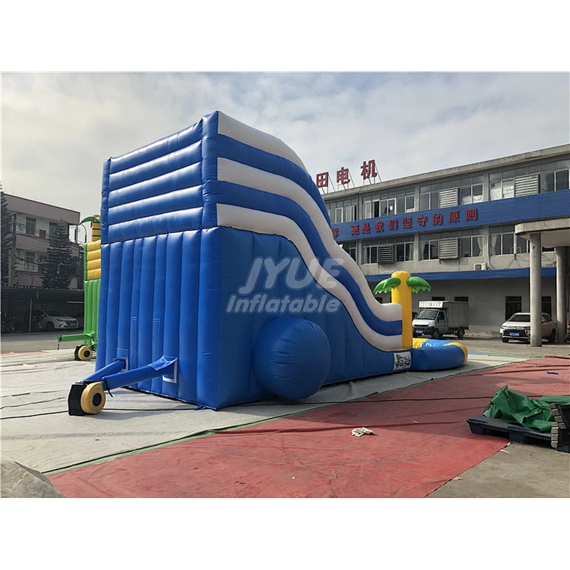 New Design PVC Double Lanes Commercial Inflatable Water Slide Pool For Sale