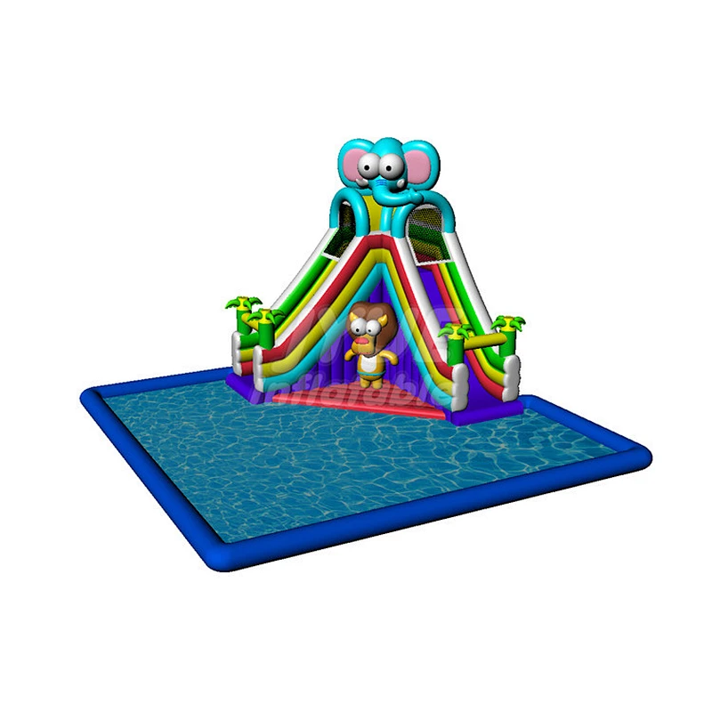 Outdoor Shell Theme Water Amusement Park Inflatable Backyard Water Park For Adult And Children