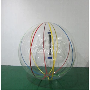 PVC Fabric Adult Size Water Walking Ball With TIZIP Zipper