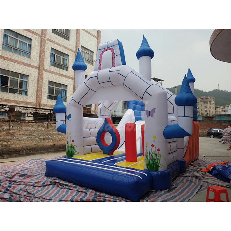 Kid China PVC Cheap Commercial Grade Red Giraffe Inflatable Bouncy Castle For Sale