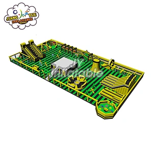 Hot Sale Bounce House Amusement Park Equipment , Inflatable Indoor Theme Park For Kids Play