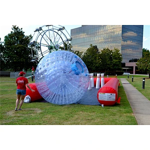 Funny Human Bowling ball/ Inflatable Bowling Alley/Inflatable Human Bowling From China Supplier