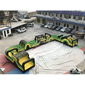 Guangzhou Factory Price extreme largest inflatable obstacle course