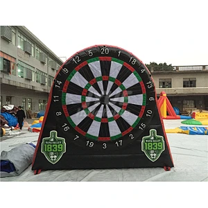 PVC Tarpaulin Cheap Price Custom Size 3M 4M 5M 6M Sports Football Soccer Inflatable Dart Board