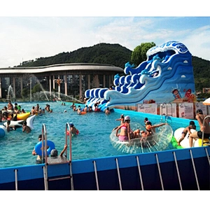 Folding Steel Frame Swimming Pool/Outdoor Easily Assembled Metal Swimming Pool For Sale