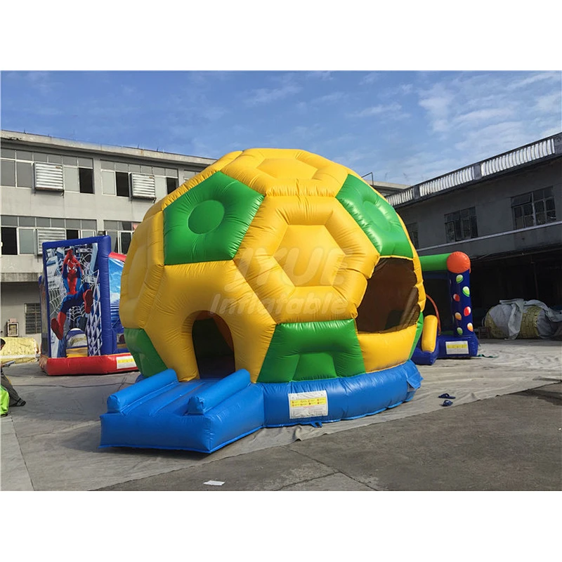 Kids Inflatable Football Bouncy Castle Party Soccer Bouncer House For Sale