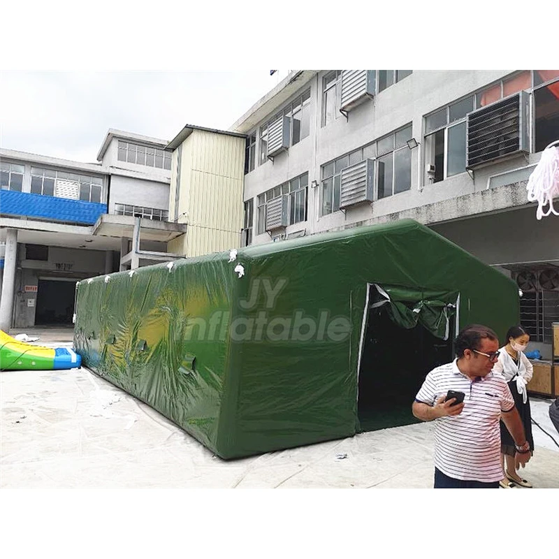 Olive Green Large Inflatable Camouflage Inflatable Military Shelter For Camping