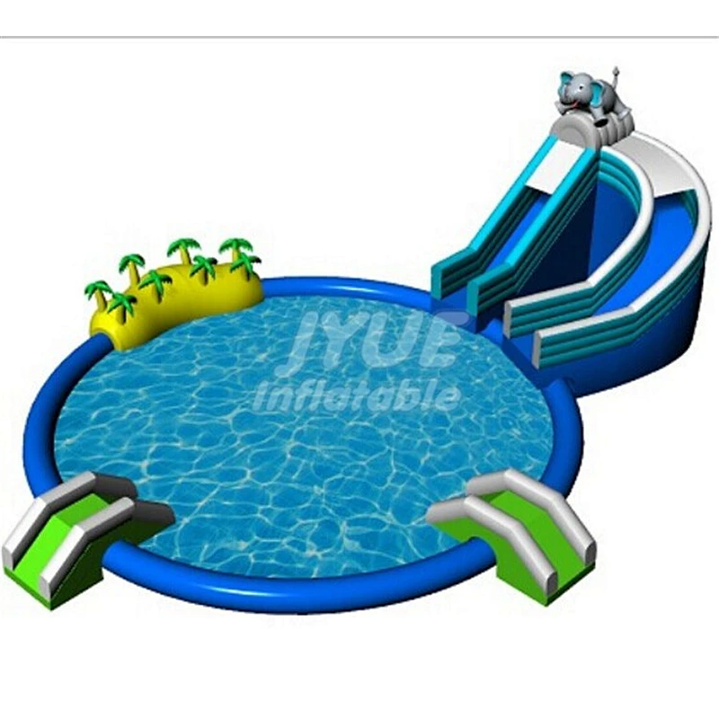 Custom Made Funny and Exciting Mobile Inflatable Water Amusement Park