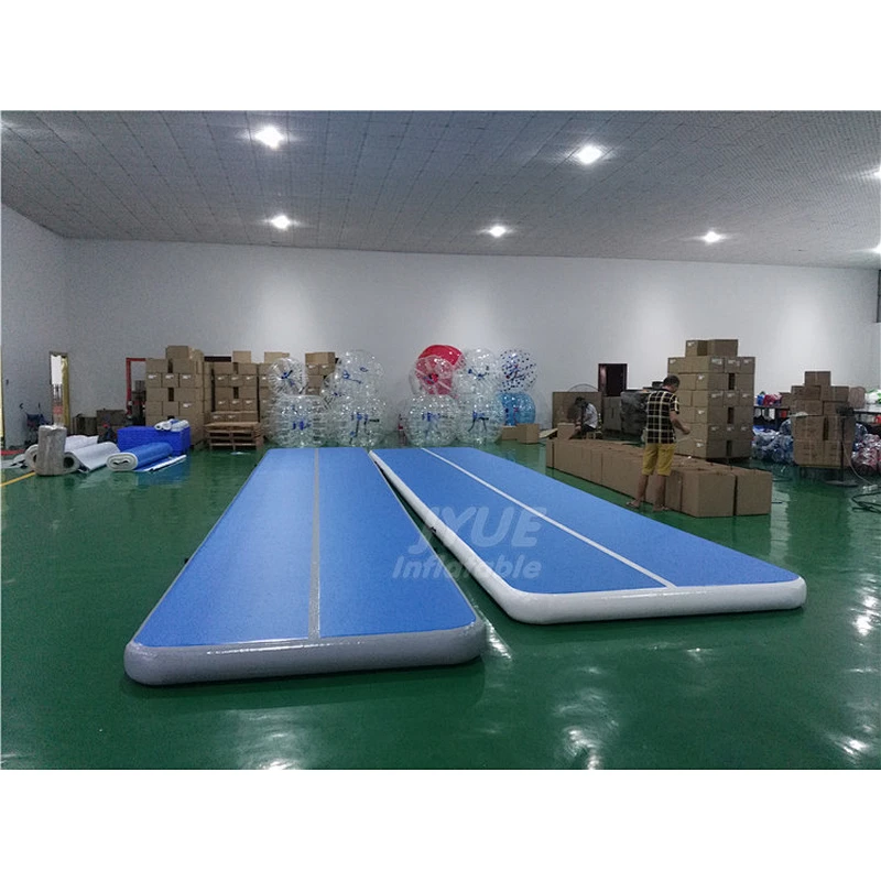 New Design Gym Equipment Fitness Wholesale Customize Size 12m Inflatable Tumble Track Air Mat Airtrack Factory Price
