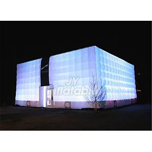 Factory Price Custom Large LED Inflatable Tent Party Inflatable Cube Tent For Sale