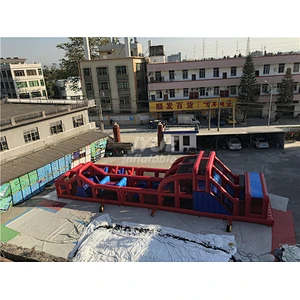 30m High Quality Inflatable Obstacle Course, OEM Service The Beast Inflatable Obstacle