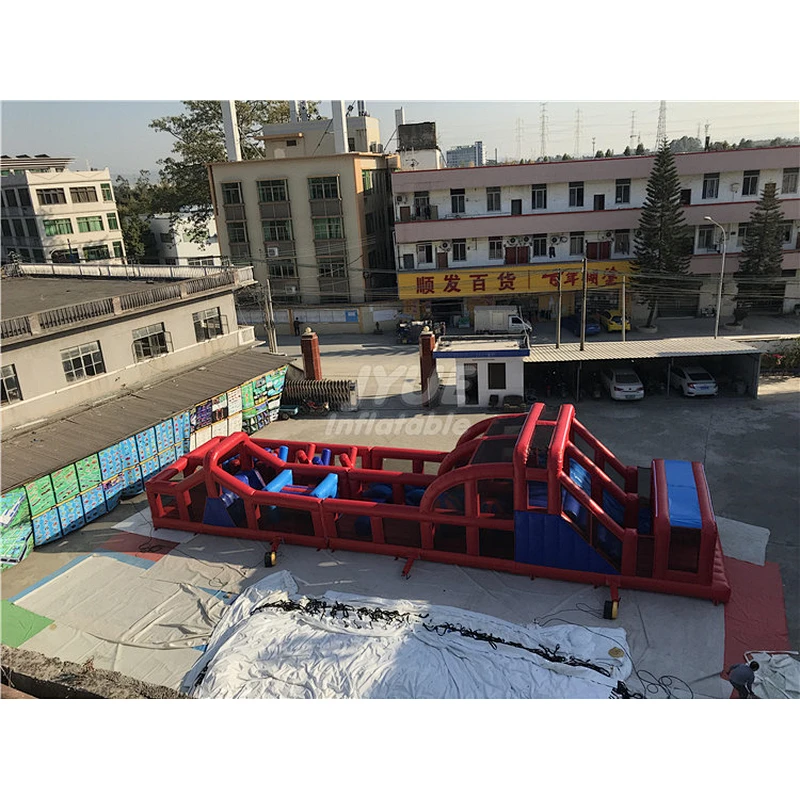 30m High Quality Inflatable Obstacle Course, OEM Service The Beast Inflatable Obstacle