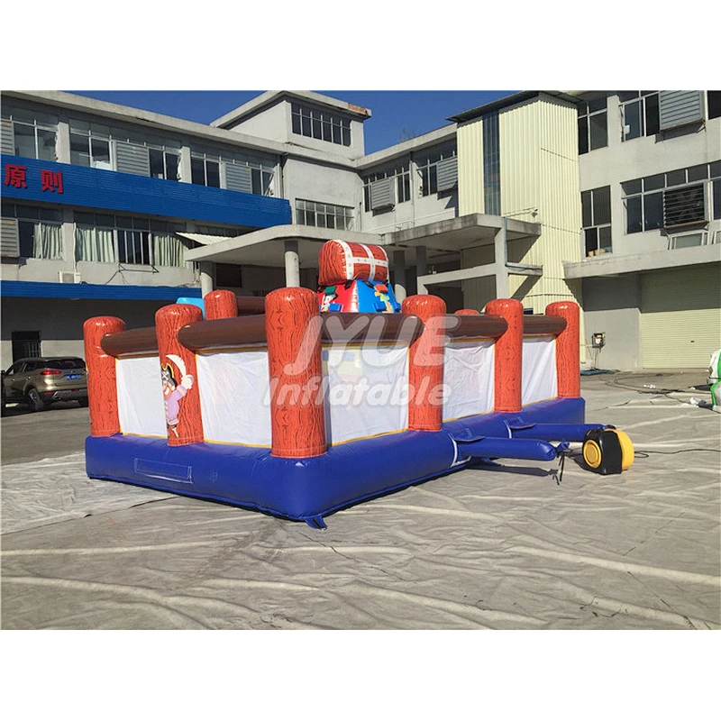 China Factory Inflatable Fun City Small Inflatable Playground With Climbing Wall For Toddler