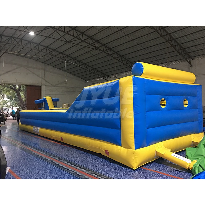 Sport Games Competitive Challenge Race Equipment Two Lane Inflatable Bungee Run Race For Sale