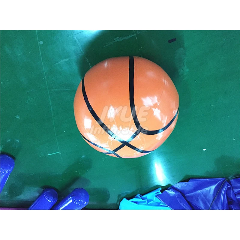 Custom Commercial Inflatable Basketball Shooter Game Basketball Hoop For Water Play