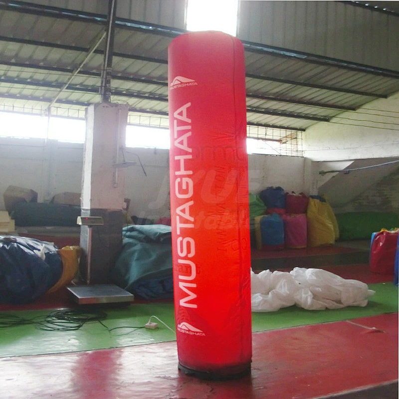 Hot High Quality Decoration Use Colorful LED Party Wedding Inflatable Column For Sale
