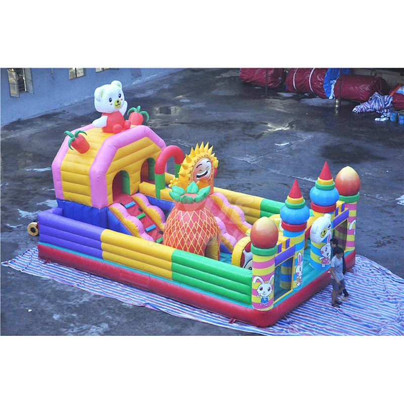 Outdoor Amusement Park Equipment Children Inflatable Playground For Kids