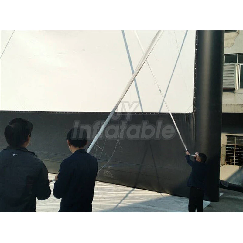 Blow Up Outdoor Inflatable Projector Screen Theater Inflatable Movie Screen For Backyard