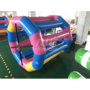 Colorful Kids And Adults Inflatable Water Roller Coaster For Water Game