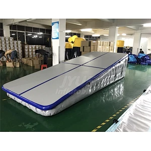 Incline Gymnastics Tumbling Ramp Inflatable Wedge Tumble Track For Training