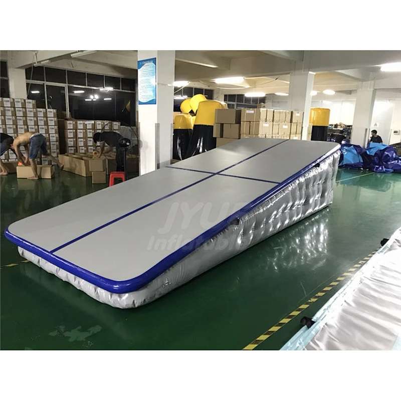 Incline Gymnastics Tumbling Ramp Inflatable Wedge Tumble Track For Training
