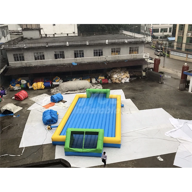 Outdoor Playground Soccer Court Inflatable Football Pitch Soccer Field For Sale