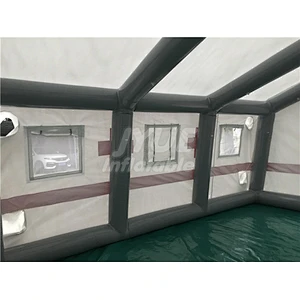 PVC Tarpaulin Durable Waterproof White Inflatable Temporary Surgical Medical Hospital Tent
