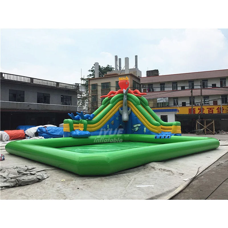 Factory Price Commercial Huge Inflatable Outdoor Land Water Park