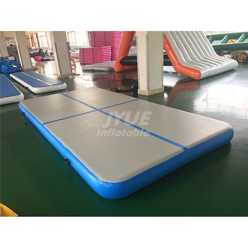 Custom Durable DWF 3m 4m 6m 8m 10m Tumble Gymnastics Inflatable Air Track Gym Mat For Sale