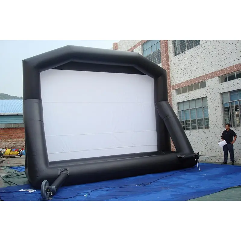 Plato Material Air Sealed Outdoor Inflatable Movie Screen For Sale