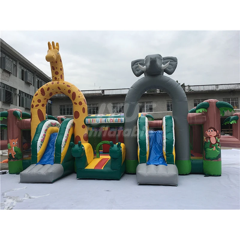 Indoor Cool Adventure Children Playground PVC Bounce Inflatable Playground Price