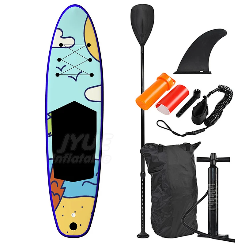 New Design OEM Cheap Wholesale SUPER 10.6 Foldable ISUP Pedal Boards Paddle Board Inflatable Stand Youth & Adult