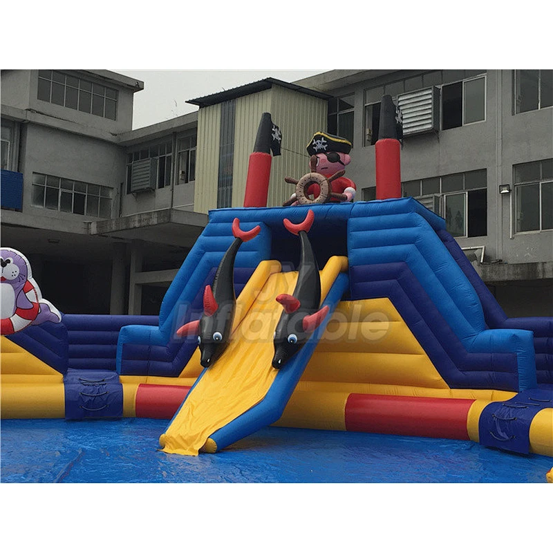 Summer Hot Sale Water Playground Fun Manufacturer Inflatable Water Park For Adults